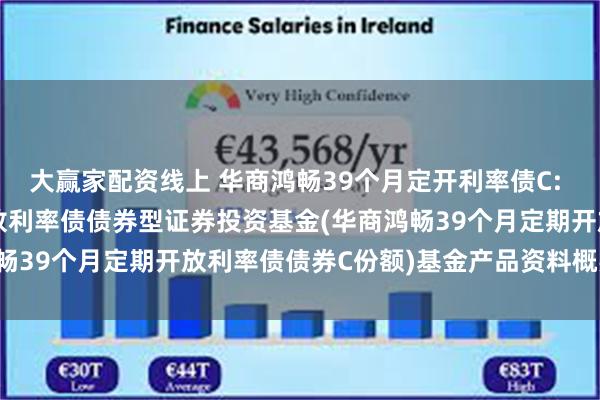 大赢家配资线上 华商鸿畅39个月定开利率债C: 华商鸿畅39个月定期开放利率债债券型证券投资基金(华商鸿畅39个月定期开放利率债债券C份额)基金产品资料概要(更新)