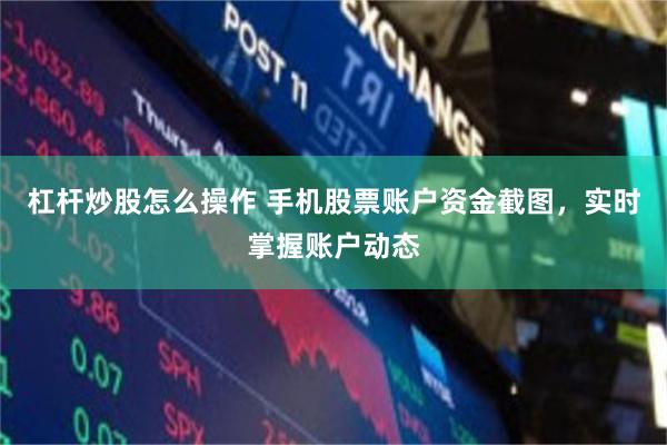 杠杆炒股怎么操作 手机股票账户资金截图，实时掌握账户动态