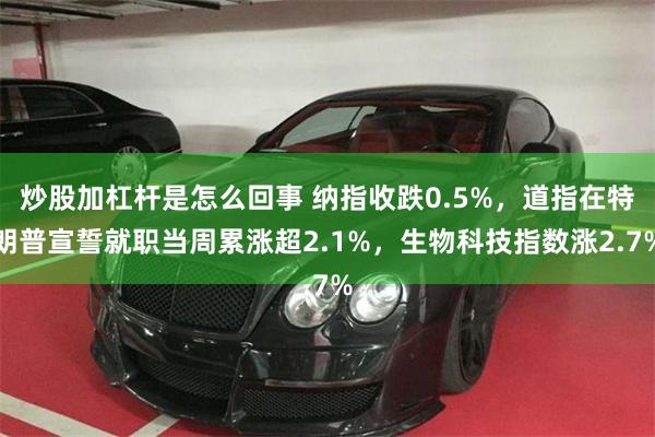 炒股加杠杆是怎么回事 纳指收跌0.5%，道指在特朗普宣誓就职当周累涨超2.1%，生物科技指数涨2.7%